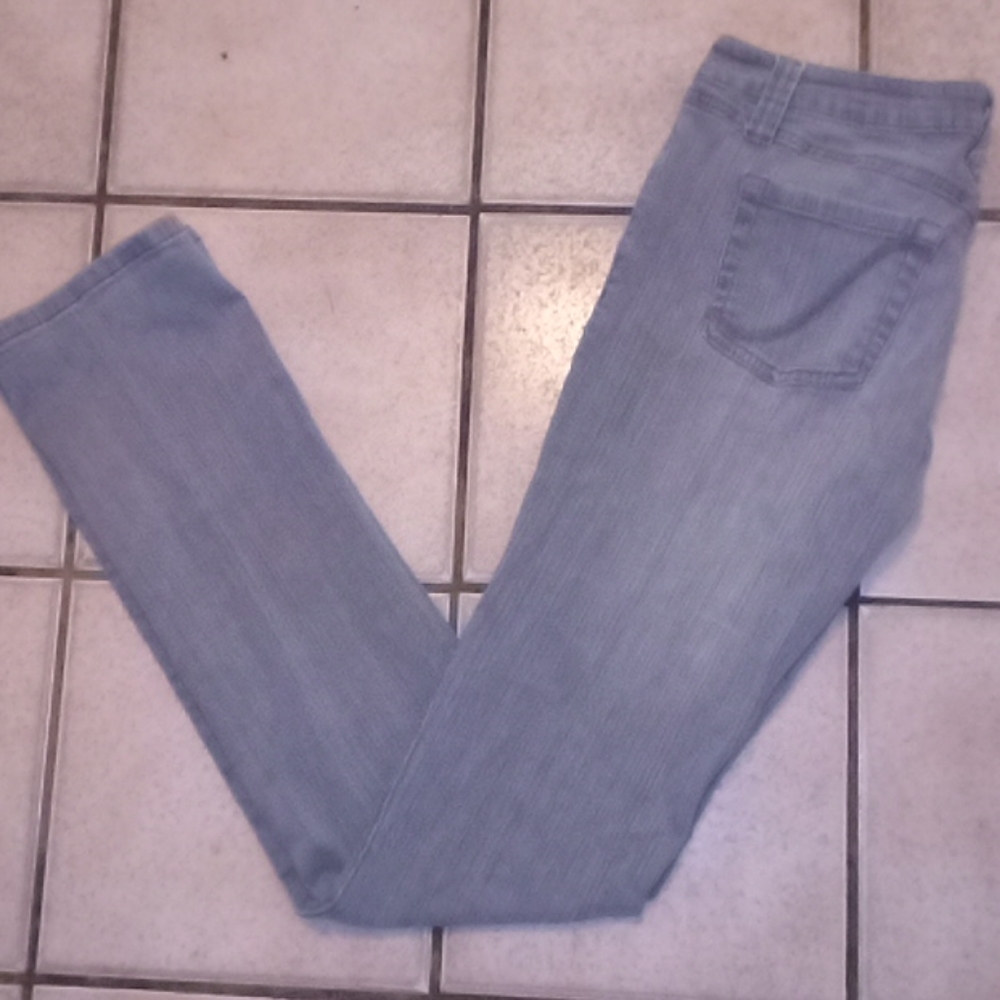 Wet Seal Blue Asphalt Gray Skinny Jeans